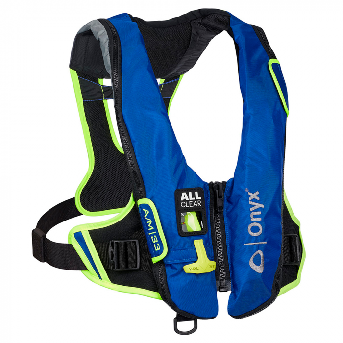 Onyx Outdoor Onyx Impulse A/M-33 All ClearA(R) Auto/Manual Inflatable Life Jacket - Blue - $319.99 at Everest