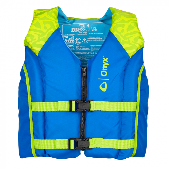 Onyx Outdoor Onyx Shoal All Adventure Youth Paddle & Water Sports Life Jacket - Green - $49.99 at Everest