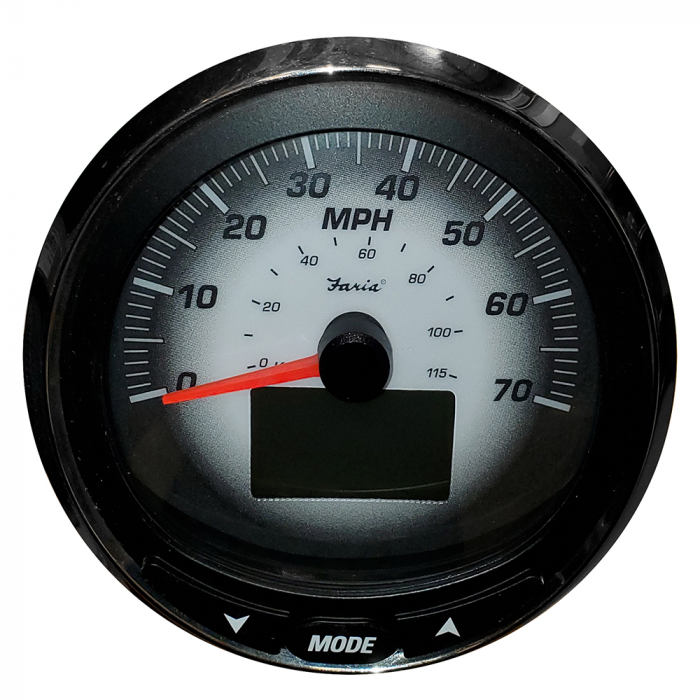Faria 5 Multifunction Gauge - 70MPG - LCD w/o PP - Depth - Black Fade