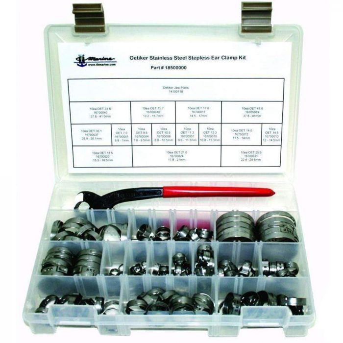 T-H Marine Supplies T-H Marine Oetiker Stepless Clamp Kit w/Pliers - $146.63 at Everest