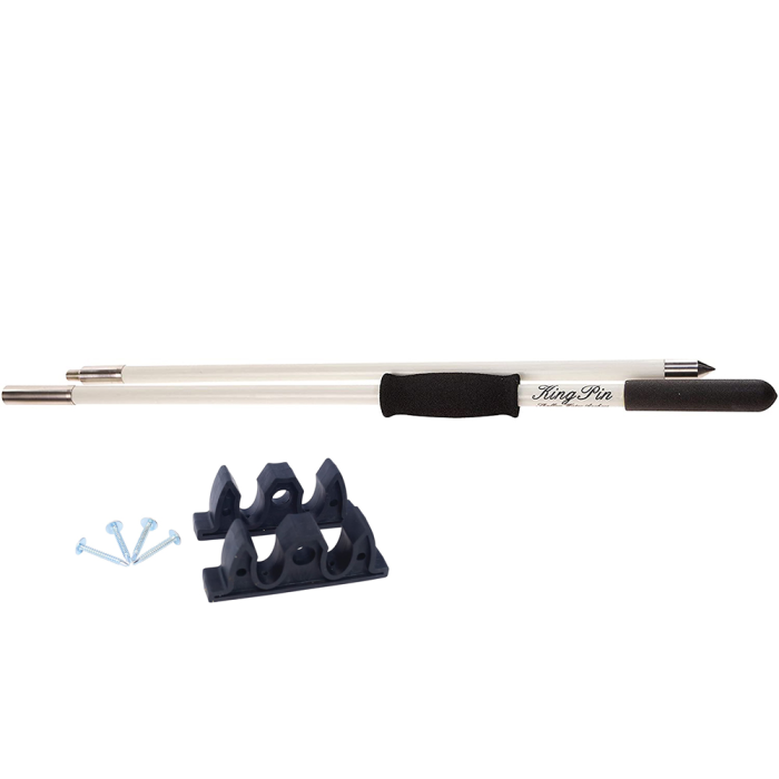 Panther Products Panther 10' King Pin Anchor Pole - 2-Piece - White - $104.99 at Everest