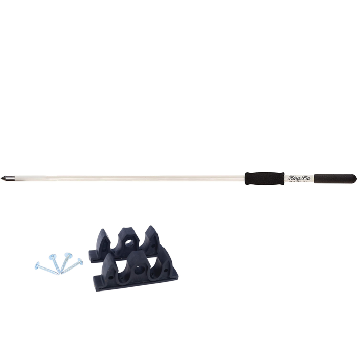 Panther Products Panther 8' King Pin Anchor Pole - 1-Piece - White - $79.99 at Everest
