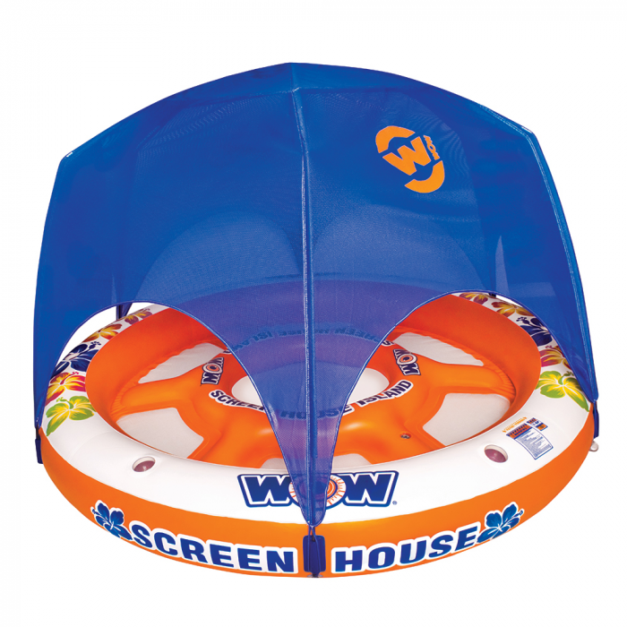 WOW Watersports Screenhouse Island Lounger - 6 Person Float
