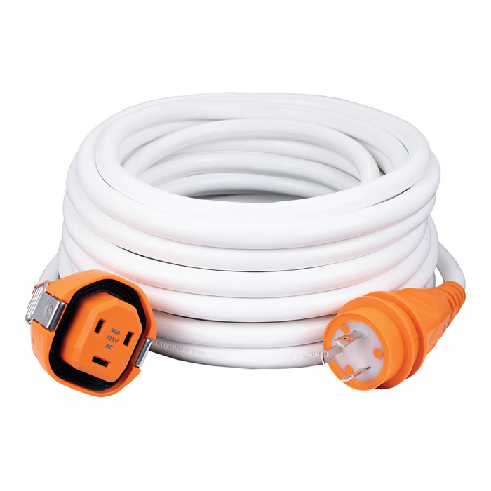 Smartplug SmartPlug 30AMP/125V Cordset Female, SmartPlug Boatside & 30AMP Twist Type Dockside - White - 50' - $409.00 at Everest