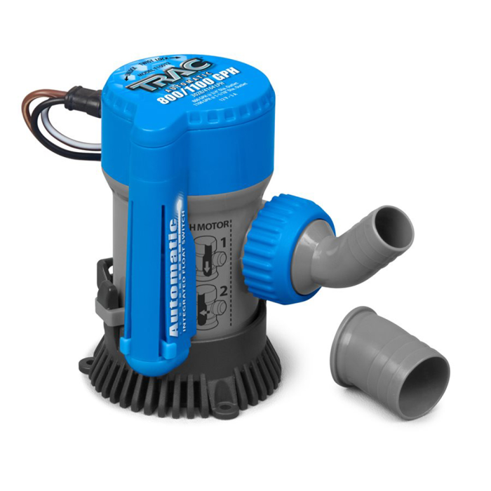 Trac Outdoors TRAC Bilge Pump - Automatic - 800/1100GPH - 3/4 & 1-1/8 Outlets - $64.99 at Everest