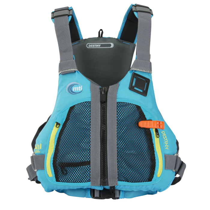 Mti Life Jackets MTI Destiny Women's Life Jacket - Tropical Blue - Small/Medium - $109.95 at Everest