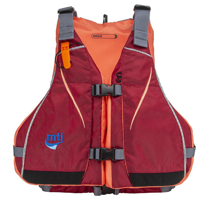 Mti Life Jackets MTI Moxie Women's Life Jacket - Merlot/Coral - X-Large/XX-Large - $89.95 at Everest