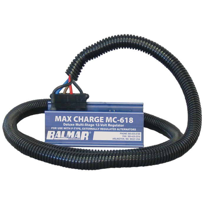 Balmar Max Charge MC-618 Multi-Stage Regulator w/ 54 Harness - 12V