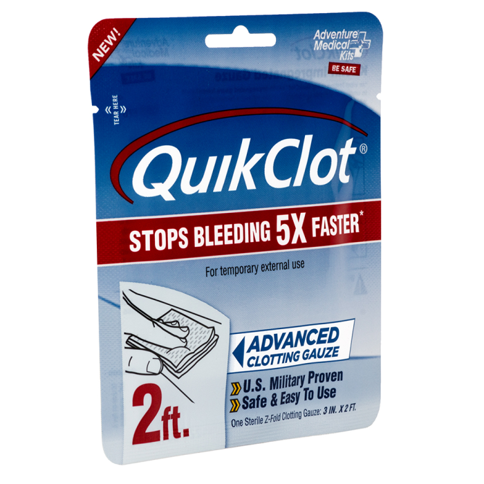 Adventure Medical Kits Adventure Medical QuickClot Gauze 3 x 2' - $18.99 at Everest