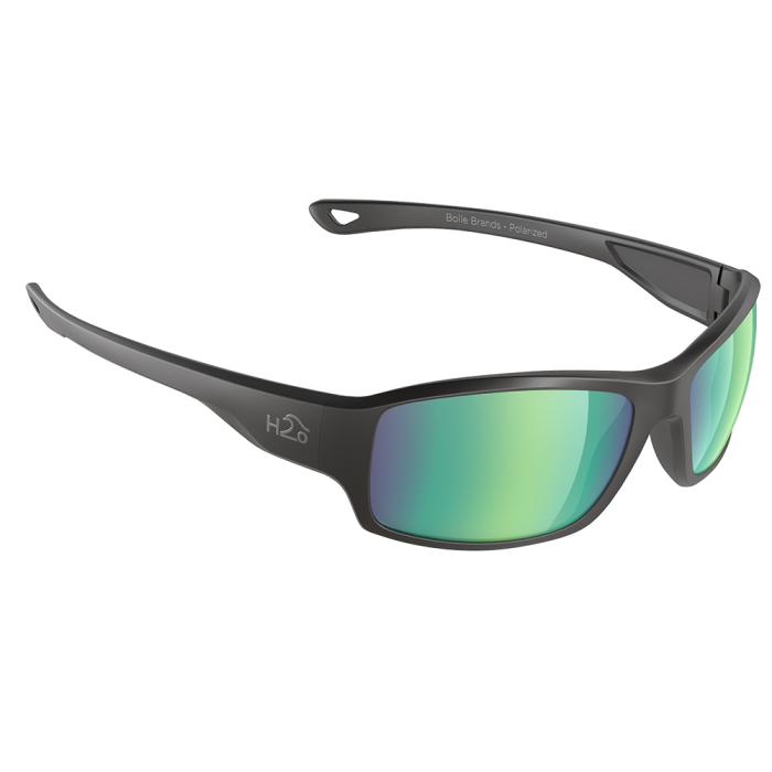 H2Optix H2Optix Beachwalker Sunglasses Matt Black, Brown Green Flash Mirror Lens Cat. 3 - AR Coating - $79.99 at Everest