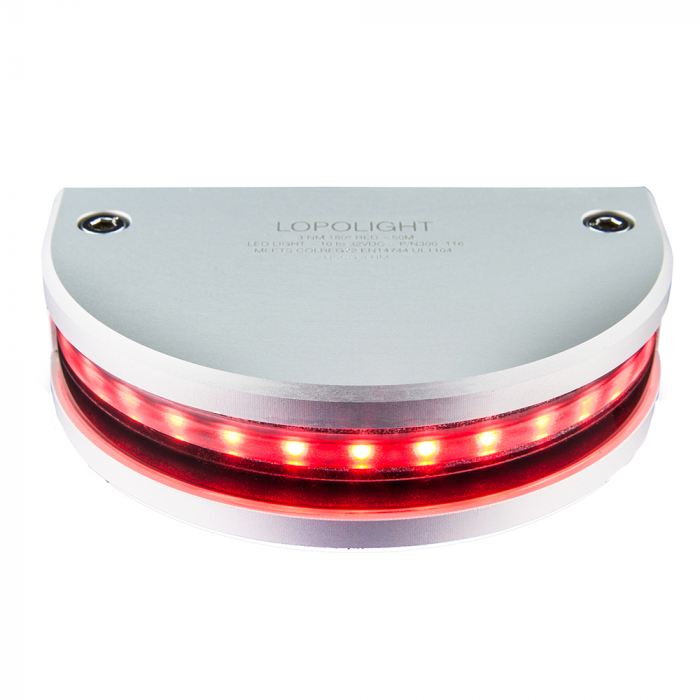 Lopolight Lopolight Red 180Adeg Navigation Light - 3nm Vertical Mount - 0.7M Cable - $681.15 at Everest