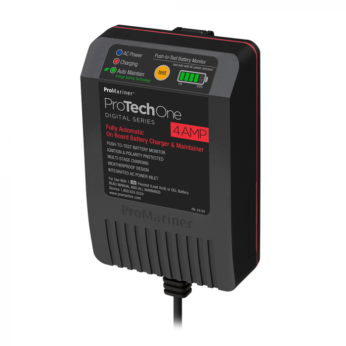 Pro Mariner ProMariner ProTechOne - 4 AMP - AC Inlet - $96.59 at Everest