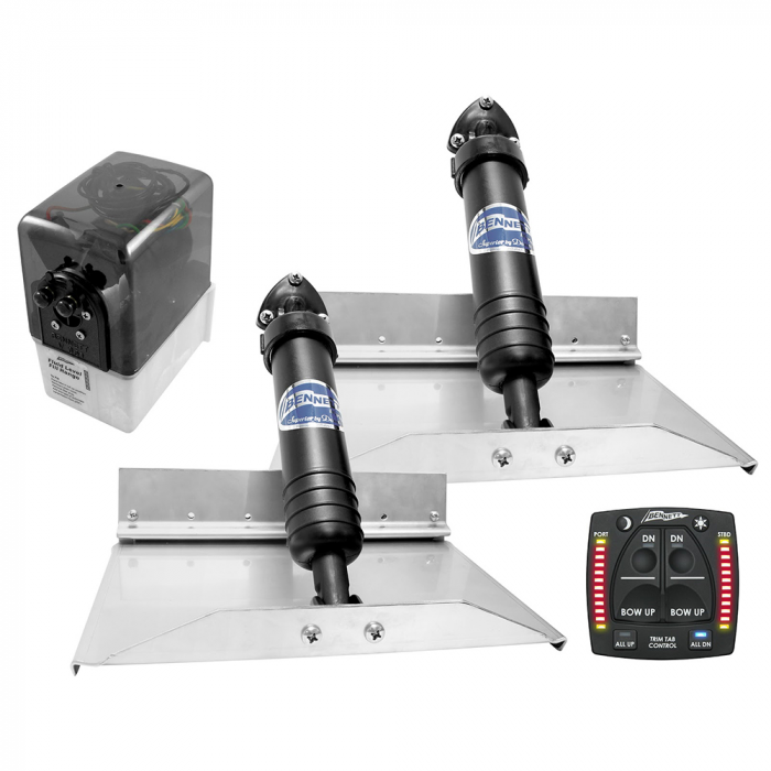 Bennett Marine Bennett Marine 12x9 Hydraulic Trim Tab System w/One Box Indication - $1025.90 at Everest