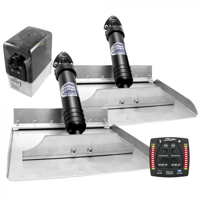 Bennett Marine Bennett 12x12 Hydraulic Trim Tab System w/One Box Indication - $1087.50 at Everest