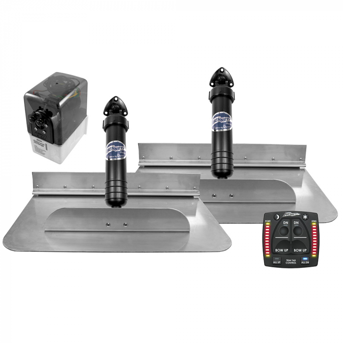 Bennett Marine Bennett Marine 18x12 Hydraulic Trim Tab System w/One Box Indication - $1116.50 at Everest