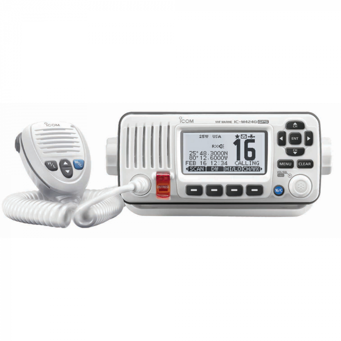 Icom Icom M424G VHF Radio w/Built-In GPS - White - $499.00 at Everest