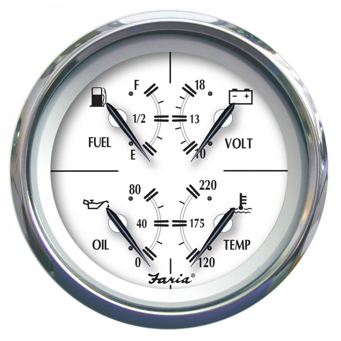 Faria Newport SS 4 Multifunction Gauge