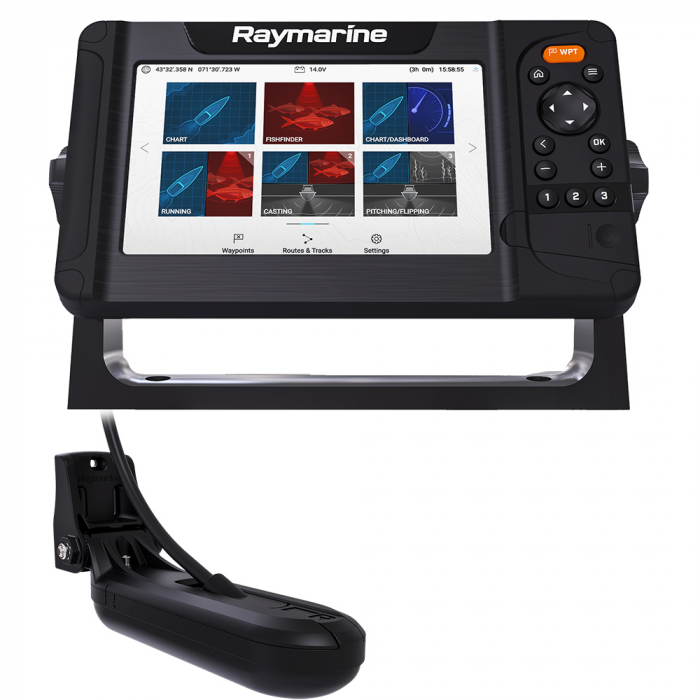 Raymarine Raymarine Element 7 HV Combo w/HV-100 Transom Mount Transducer & Lighthouse North America Chart - $749.99 at Everest