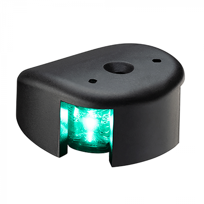 Aqua Signal Aqua Signal Series 28 Starboard LED Deck Mount Light - Black Housing - $26.45 at Everest
