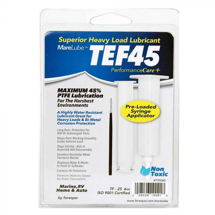 Forespar Performance Products Forespar Marelube TEF45 6cc Syringe - $16.45 at Everest