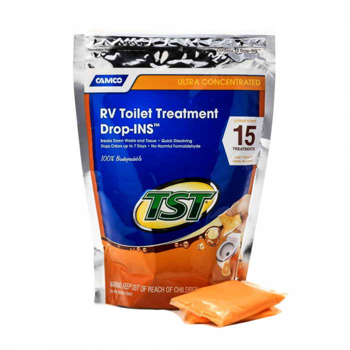 Camco Camco TST Orange RV Toilet Treatment Drop-Ins *15-Pack - $22.19 at Everest