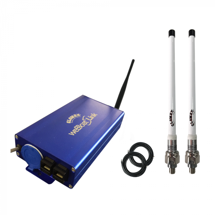 Glomex Marine Antennas Glomex WeBBoatA(R) Link Ext Single SIM 4G/WiFi Indoor Unit Coastal & Ocean Internet System - Extended Range Kit f/North America - $949.00 at Everest