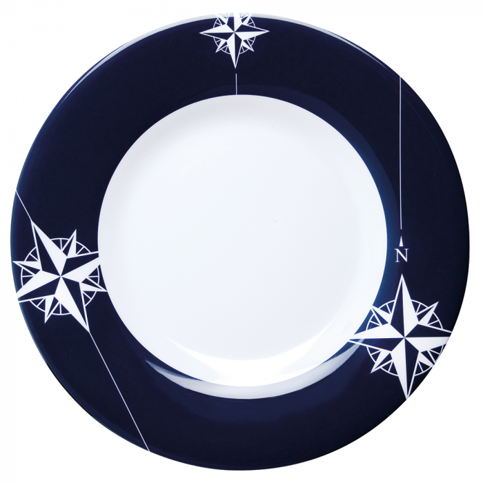 Marine Business Marine Business Melamine Non-Slip, Flat, Round Dinner Plate - NORTHWIND - 10 Set of 6 - $91.49 at Everest
