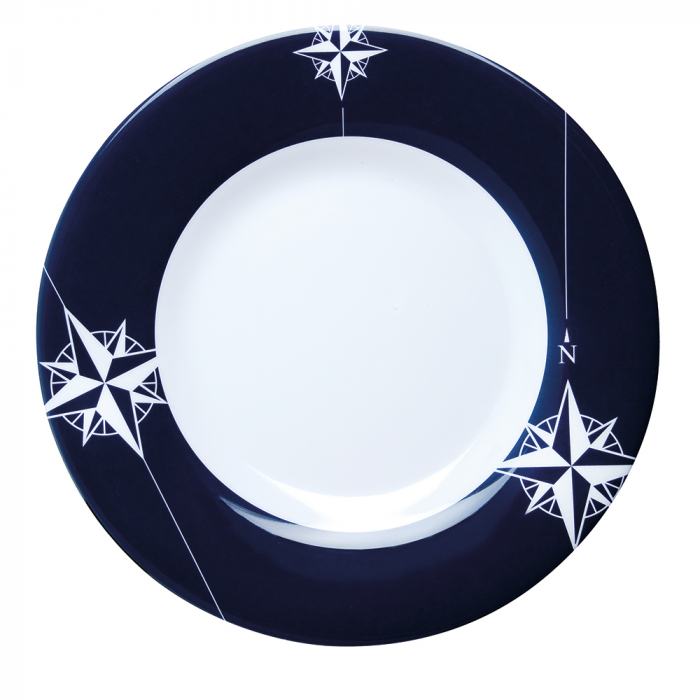 Marine Business Marine Business Melamine Round Dessert Plate - NORTHWIND - 7 Set of 6 - $83.99 at Everest