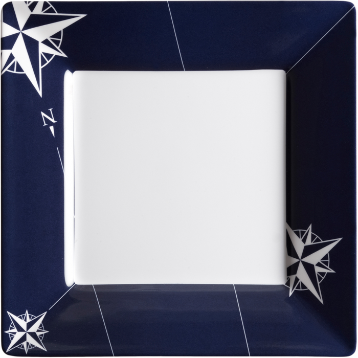 Marine Business Marine Business Melamine Square Dessert Plate - NORTHWIND - 8.2 Set of 6 - $89.99 at Everest