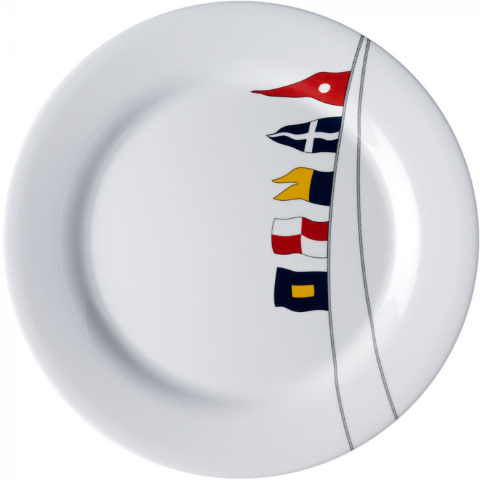 Marine Business Marine Business Melamine Non-Slip, Flat, Round Dinner Plate - REGATA - 10 Set of 6 - $87.04 at Everest
