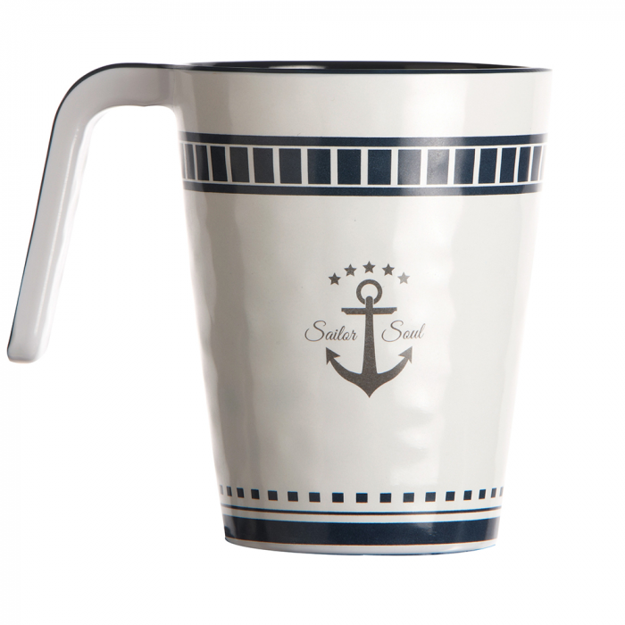 Marine Business Marine Business Melamine Non-Slip Coffee Mug - SAILOR SOUL - Set of 6 - $77.98 at Everest