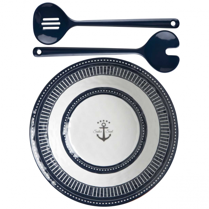 Marine Business Marine Business Melamine Salad Bowl & Servers - SAILOR SOUL - $65.43 at Everest