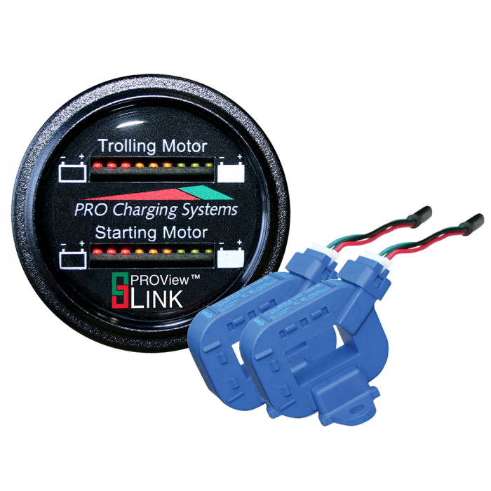 Dual Pro Dual Pro Lithium Battery Gauge - Dual - Round Display w/2 Current Transducers - $329.99 at Everest