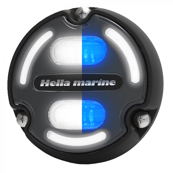 Hella Marine Hella Marine Apelo A2 Blue White Underwater Light - 3000 Lumens - Black Housing - Charcoal Lens w/Edge Light - $275.56 at Everest