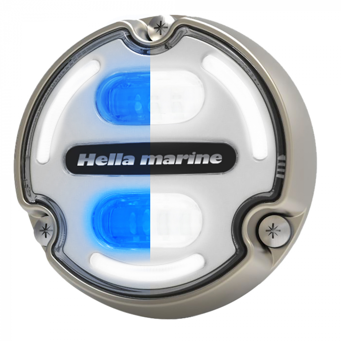 Hella Marine Hella Marine Apelo A2 Blue White Underwater Light - 3000 Lumens - Bronze Housing - White Lens w/Edge Light - $395.56 at Everest