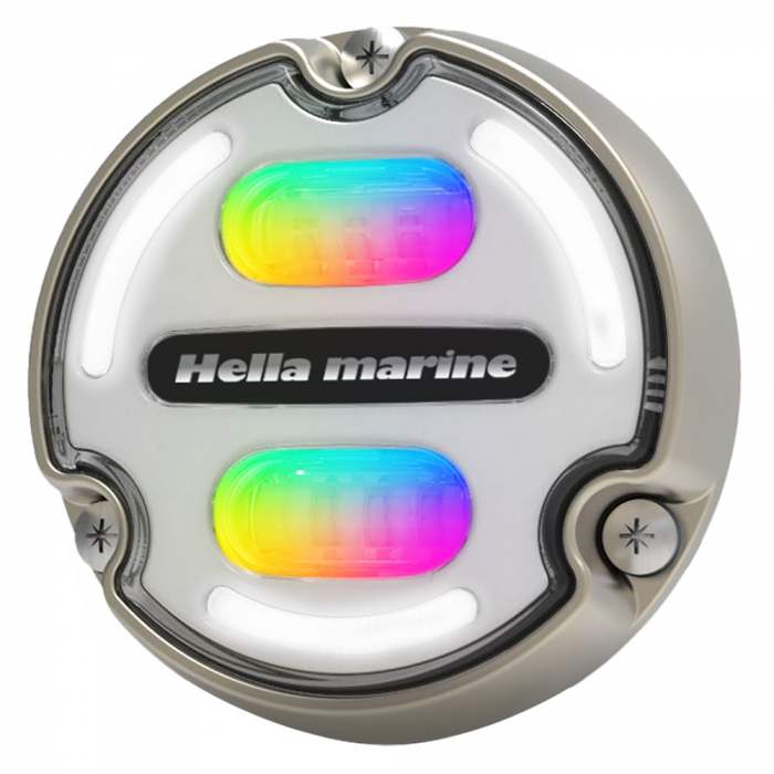 Hella Marine Hella Marine Apelo A2 RGB Underwater Light - 3000 Lumens - Bronze Housing - White Lens w/Edge Light - $442.22 at Everest