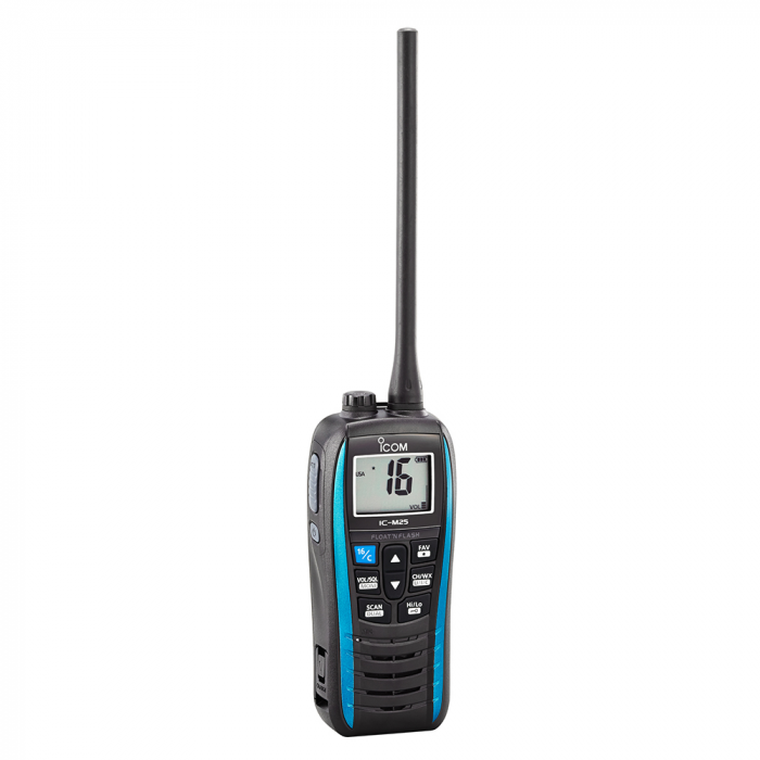 Icom Icom M25 Handheld Floating VHF Marine Radio - Marine Blue - $203.00 at Everest