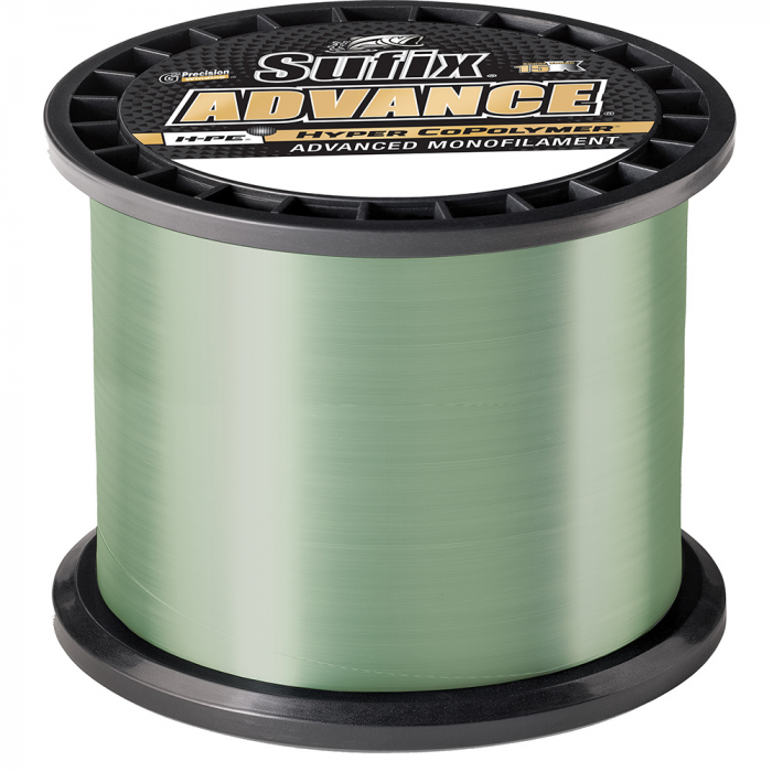 Sufix Sufix AdvanceA(R) Monofilament - 12lb - Low-Vis Green - 1200 yds - $36.99 at Everest