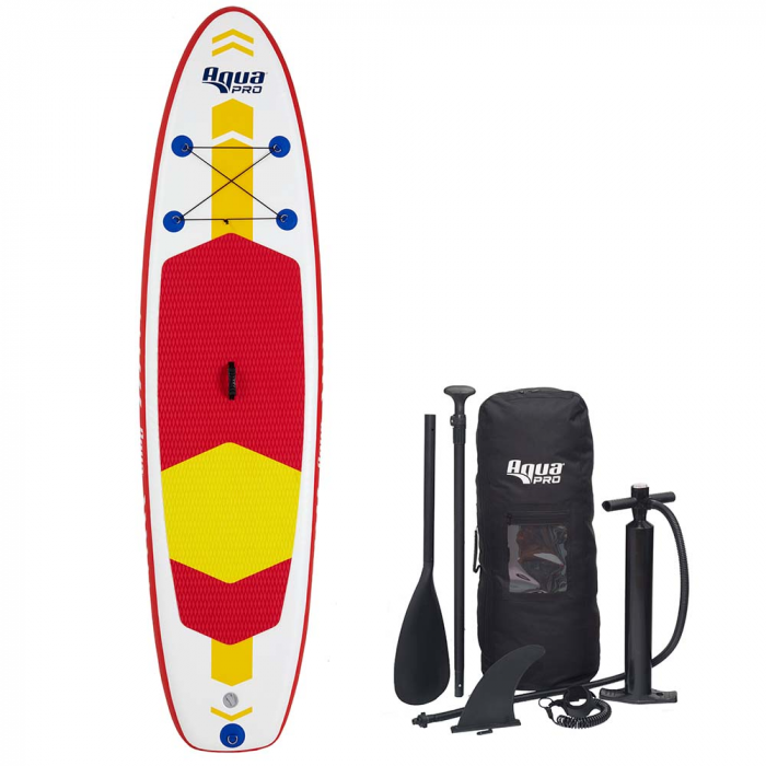 Aqua Leisure Aqua Leisure 10' Inflatable Stand-Up Paddleboard Drop Stitch w/Oversized Backpack f/Board & Accessories - $549.99 at Everest
