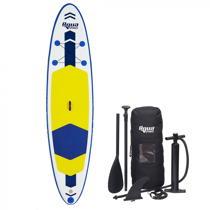 Aqua Leisure Aqua Leisure 10.6' Inflatable Stand-Up Paddleboard Drop Stitch w/Oversized Backpack f/Board & Accessories - $579.99 at Everest