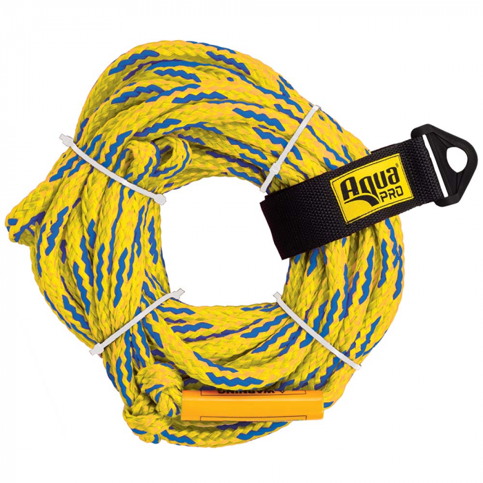 Aqua Leisure Aqua Leisure 4-Person Floating Tow Rope - 4,100lb Tensile - Yellow - $59.99 at Everest