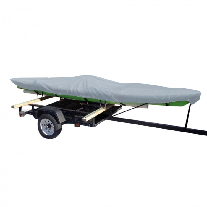 Carver By Covercraft Carver Poly-Flex II Extra Wide Styled-to-Fit Cover f/14.5' Fishing Kayaks Trailerable - Grey - $132.71 at Everest