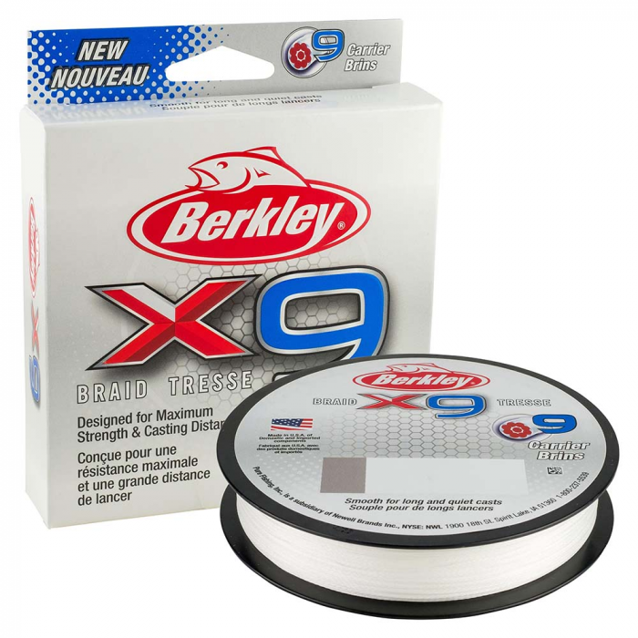 Berkley x9 Braid Crystal - 80lb - 164 yds - X9BFS80-CY