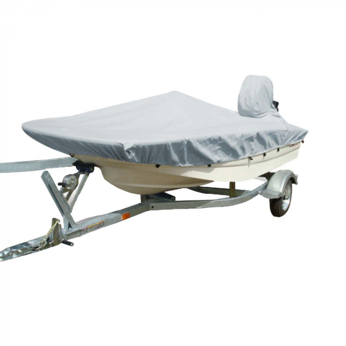 Carver By Covercraft Carver Sun-DURAA(R) Styled-to-Fit Boat Cover f/15.5' Whaler Style Boats with Side Rails Only - Grey - $323.29 at Everest