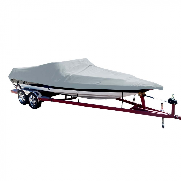 Carver By Covercraft Carver Poly-Flex II Styled-to-Fit Boat Cover f/19.5' Sterndrive Ski Boats with Low Profile Windshield - Grey - $279.76 at Everest