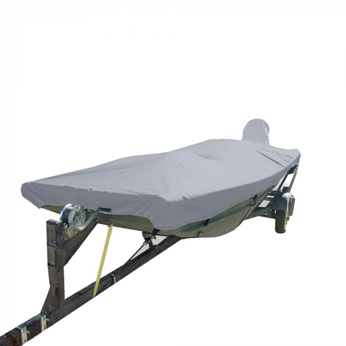 Carver By Covercraft Carver Poly-Flex II Styled-to-Fit Boat Cover f/18.5' Open Jon Boats - Grey - $226.25 at Everest