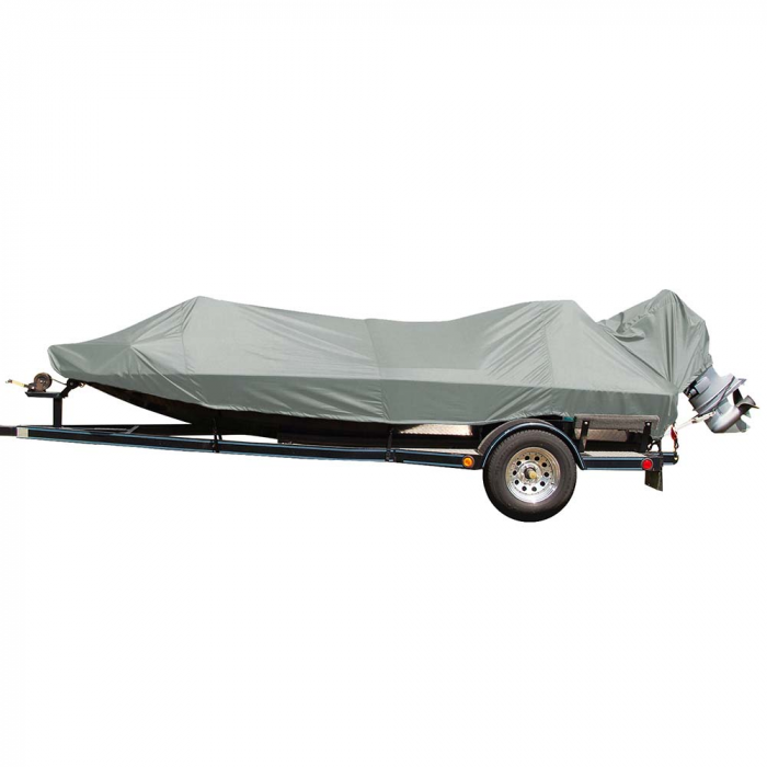 Carver By Covercraft Carver Poly-Flex II Styled-to-Fit Boat Cover f/15.5' Jon Style Bass Boats - Grey - $214.80 at Everest