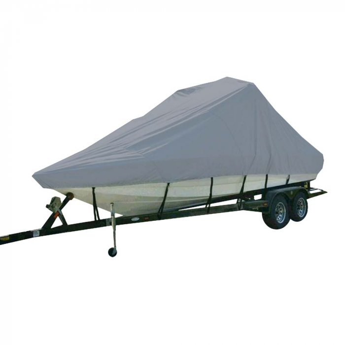 Carver By Covercraft Carver Sun-DURAA(R) Specialty Boat Cover f/20.5' Inboard Tournament Ski Boats w/Tower & Swim Platform - Grey - $561.55 at Everest