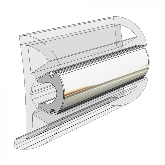 Taco Marine TACO Flex Chrome Insert 15/16 x 17/32 - 100' - $399.99 at Everest