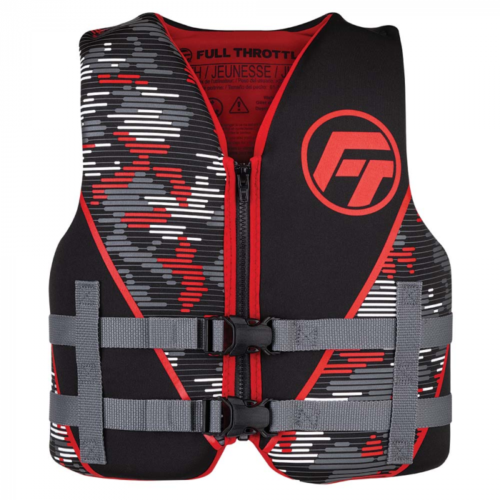 Full Throttle Full Throttle Youth Rapid-Dry Life Jacket - Red/Black - $54.99 at Everest